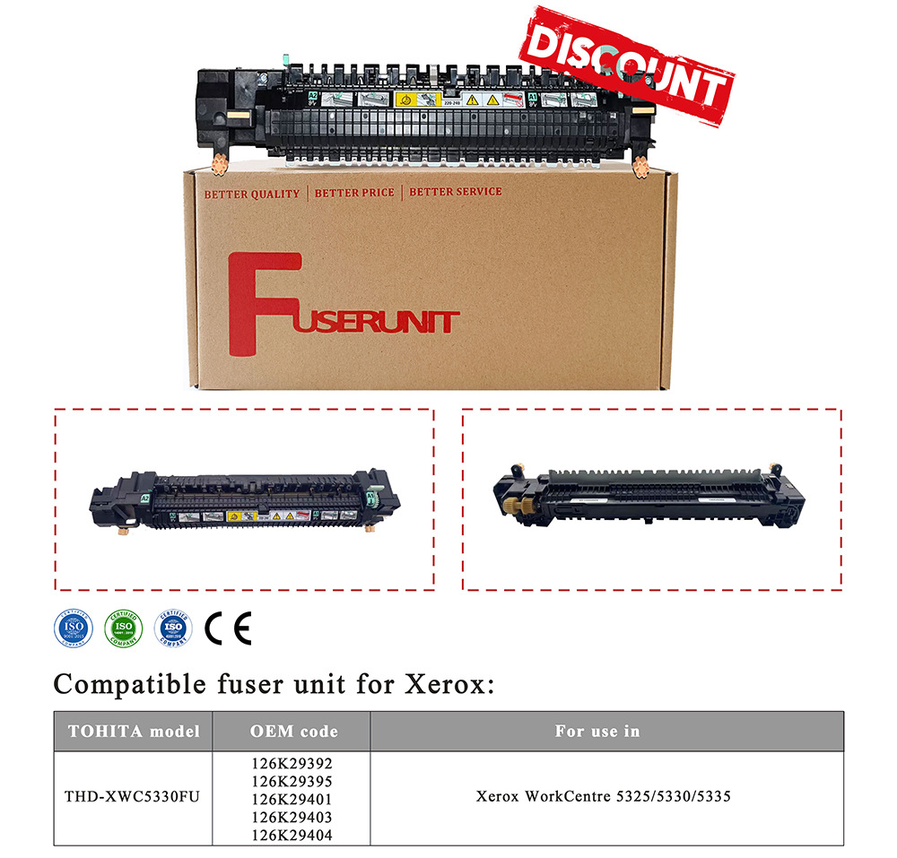 Xerox C5330 series fuser unit