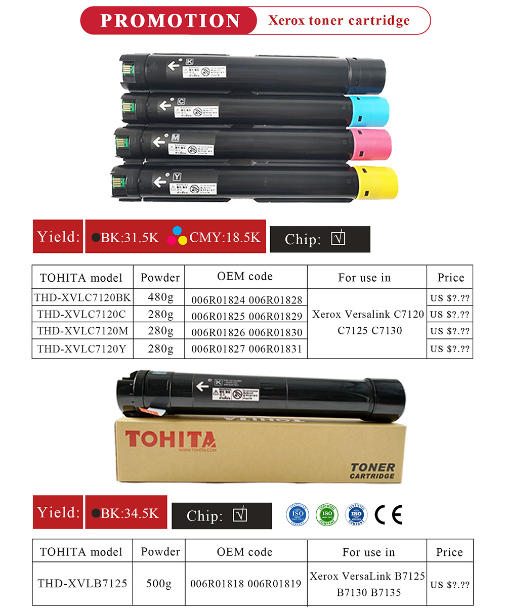 Xerox toner cartridge 7120 7125 promotion