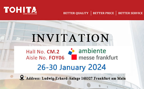 Exhibition Invitation-Ambiente Messe Frankfurt 2024 in Germany