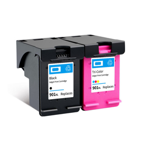 Ink cartridge CC653A CC654A CC656A for HP 901 for HP Officejet J4580 J4660 and J4680 printers TOHITA