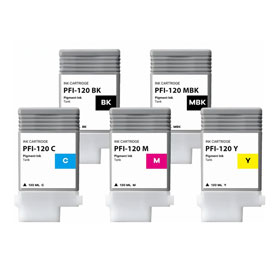 Ink cartridge PFI120 PFI-120 for Canon TM-200 205 300 305 TOHITA