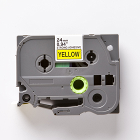 Label Tape TZe-S651 for Brother 24mm*8m Black Yellow TOHITA