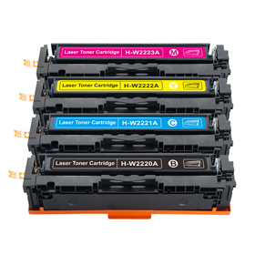 Toner cartridge W2220A W2221A W2222A W2223A for HP Color LaserJet Pro 3288 MFP 3388 TOHITA