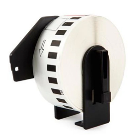 Label tape DK-22225 DK22225 for Brother 38mm*30.48mm Black White TOHITA