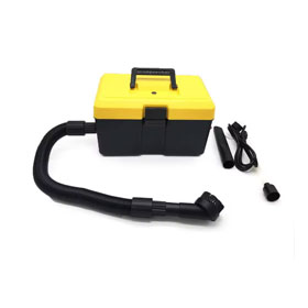 Toner powder vacuum cleaner with filter element for cleaning machine and cartridge TOHITA