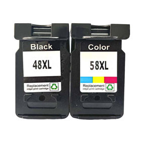 Ink cartridge PG-48 CL-58 for Canon PIXMA E408 E468 E488 TOHITA
